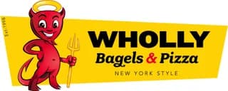 Wholly Bagels & Pizza Thorndon logo